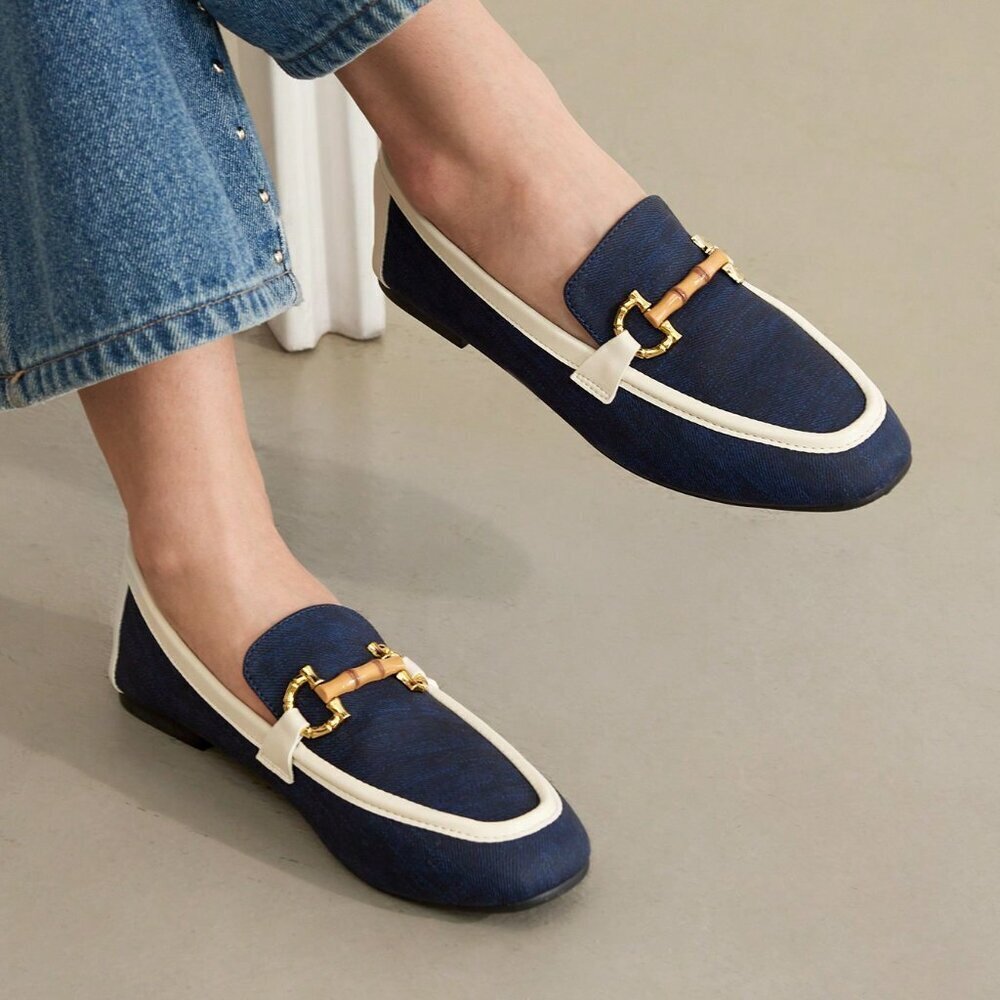 Royal Blue Preppy Women's Casual Flats